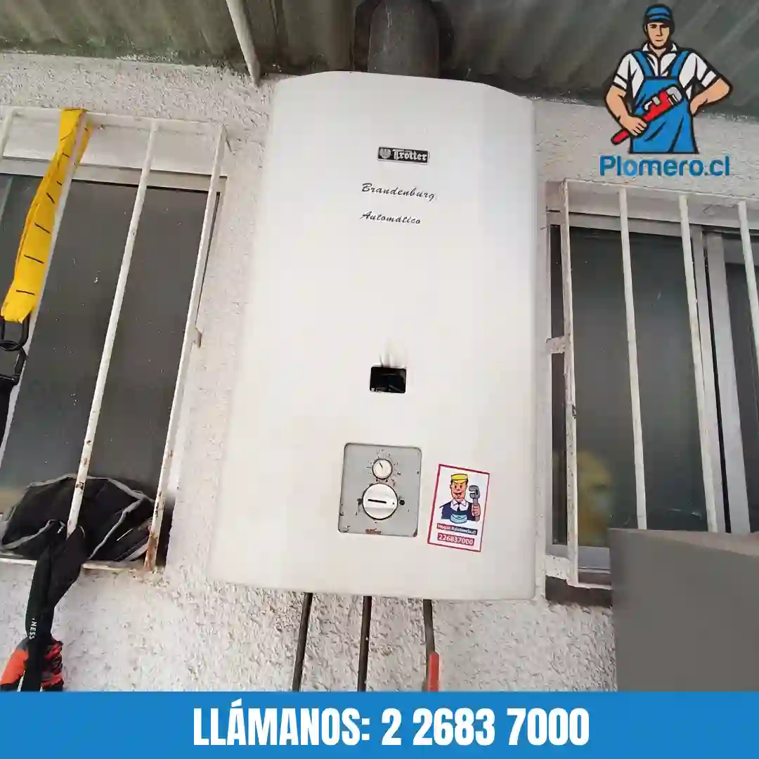 Cambio de calefont antiguo por uno nuevo en Santiago