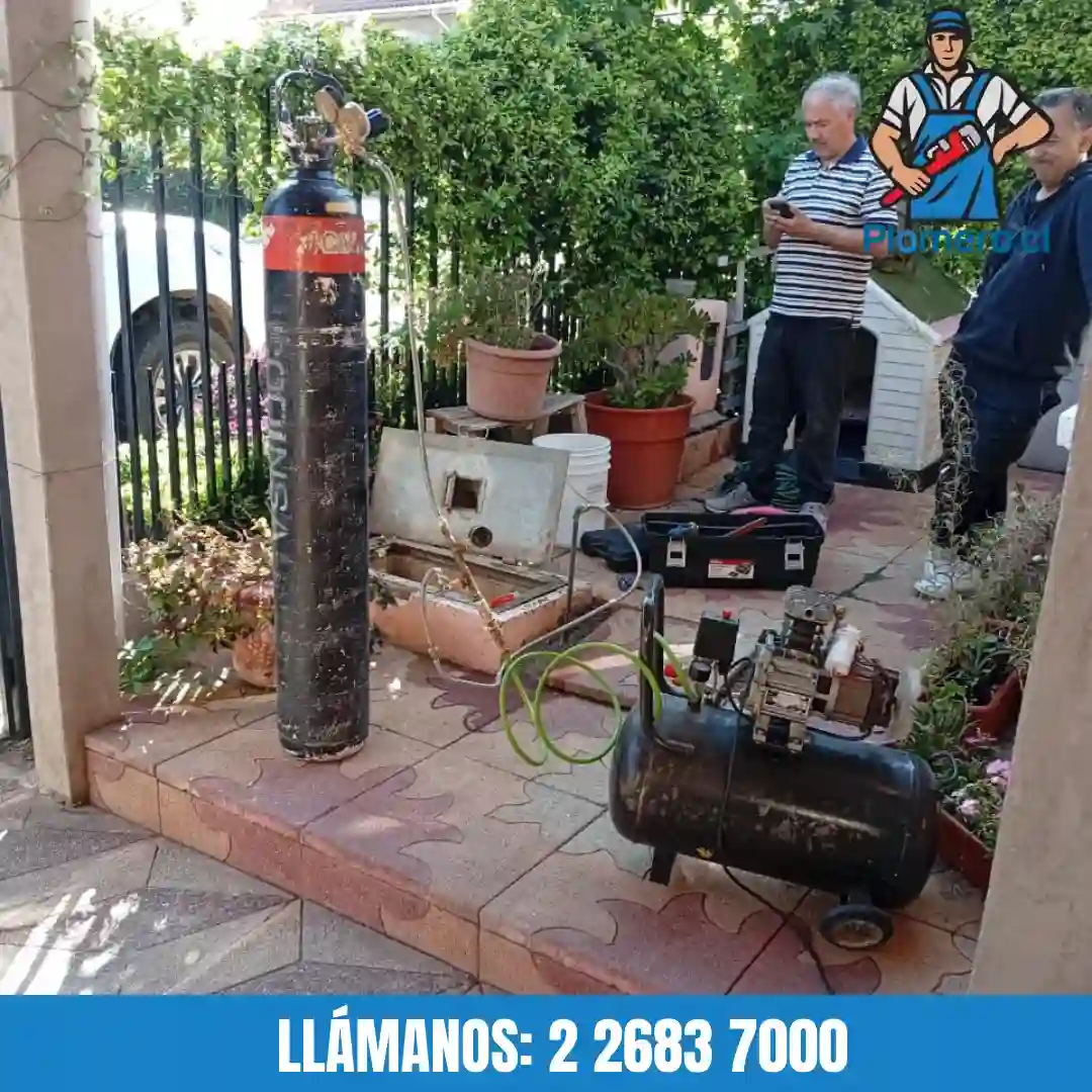 Detección de fugas de agua con gas trazador en Santiago