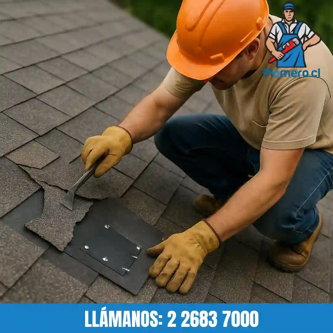 Reparación de goteras en techos en Santiago